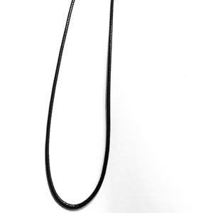 Black cord necklace
